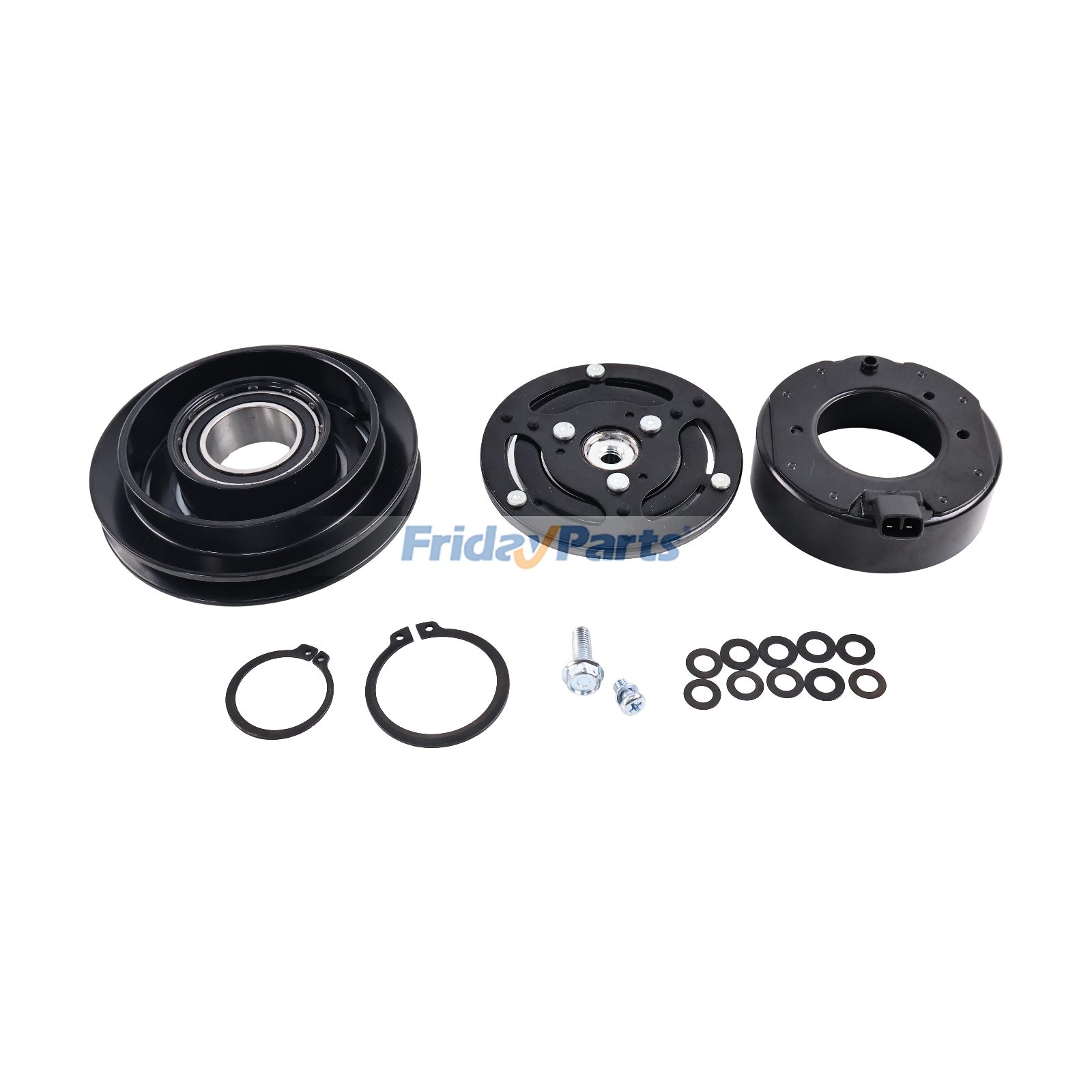 Embreagem do compressor de ar condicionado 6A671-97310 para veículos utilitários Kubota RTV1100CR, RTV1100CR9, RTV1100CRX, RTV1100CW e carregadeiras L3240HSTC e L4330GST. para ATV/UTV,Carregadora ,Trator