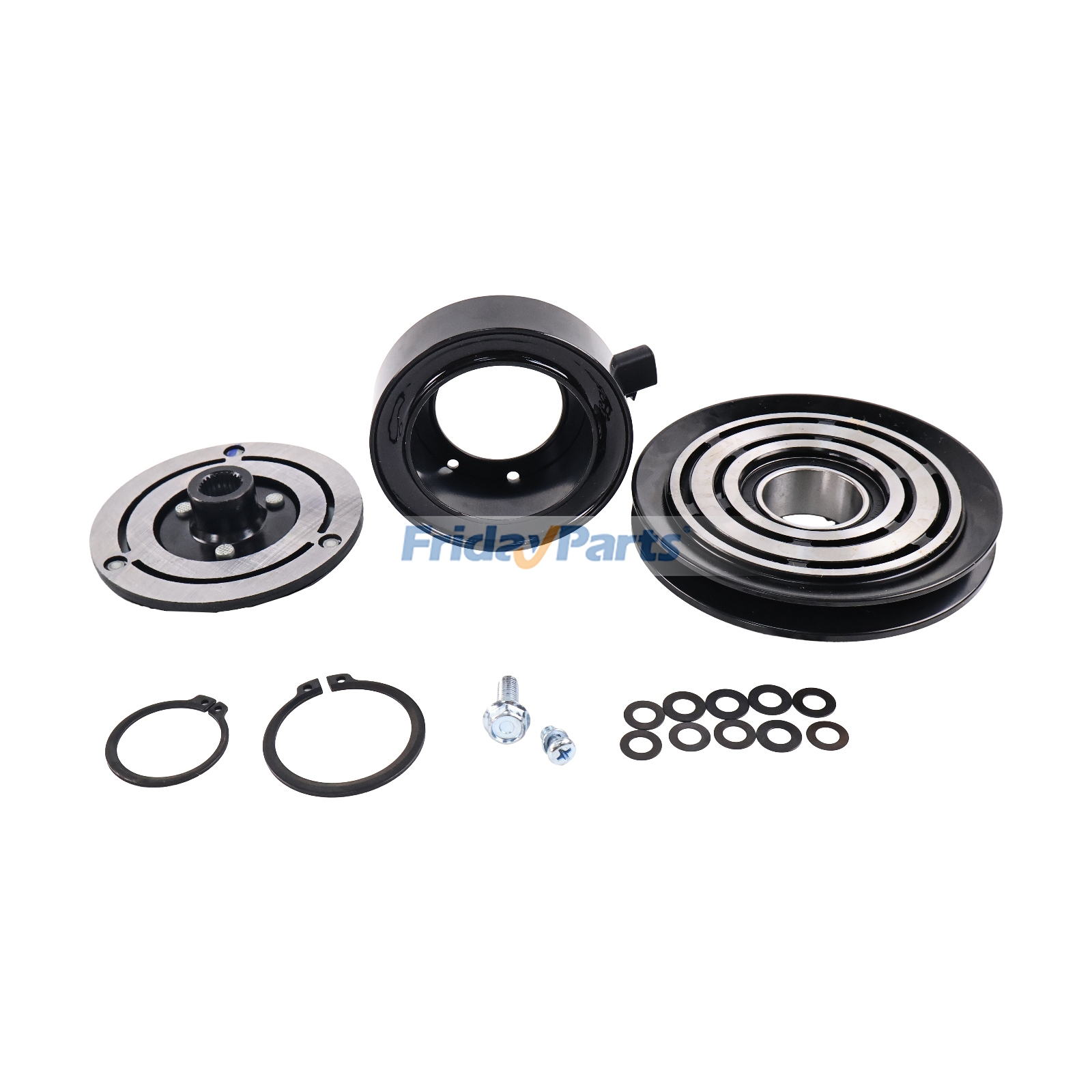 ATV/UTV,Carregadora ,Trator Para KUBOTA - Embreagem do compressor de ar condicionado 6A671-97310 para veículos utilitários Kubota RTV1100CR, RTV1100CR9, RTV1100CRX, RTV1100CW e carregadeiras L3240HSTC e L4330GST.