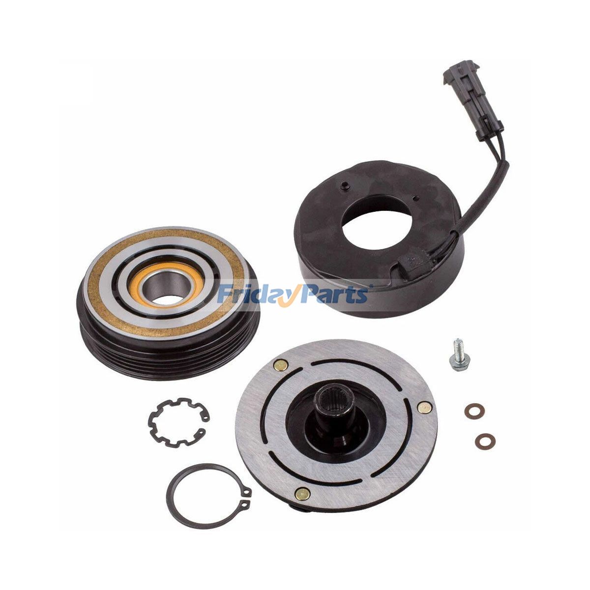 12V 10S20F A/Cコンプレッサークラッチキット 15-4709 シボレー タホ 5.3L 8気筒 2000-2014年式用