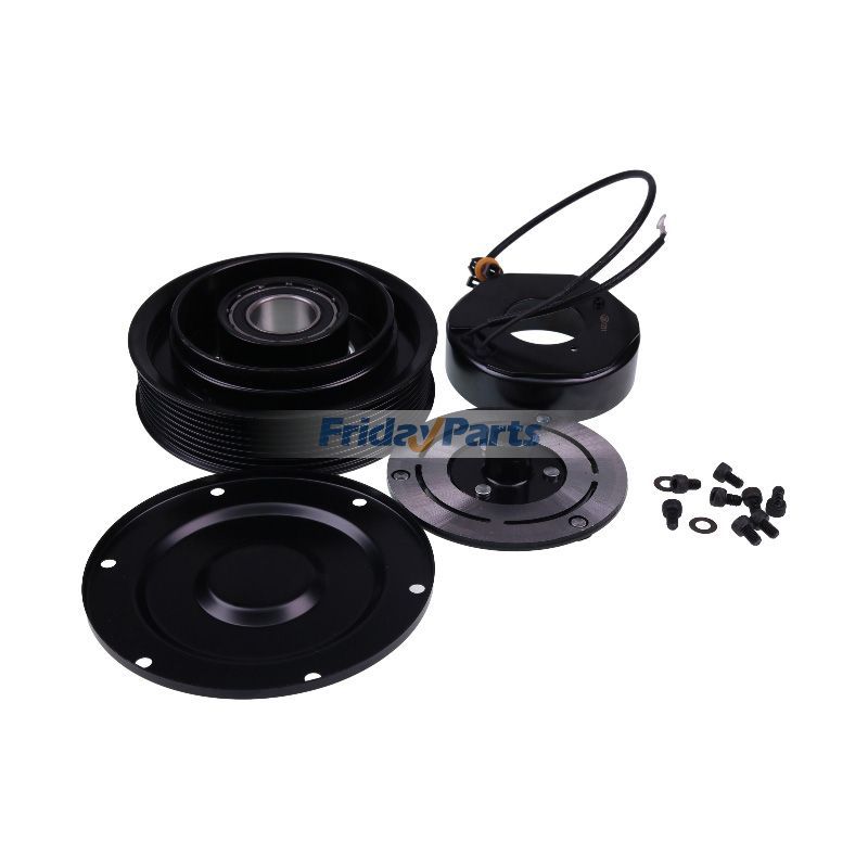 A/C-Kompressorkupplungssatz RE52508 für John Deere-Motor 4,5 l 6,8 l 4045 6068 6076 6081 Traktor 5210 5220 5310 5320 5410 5420 5510