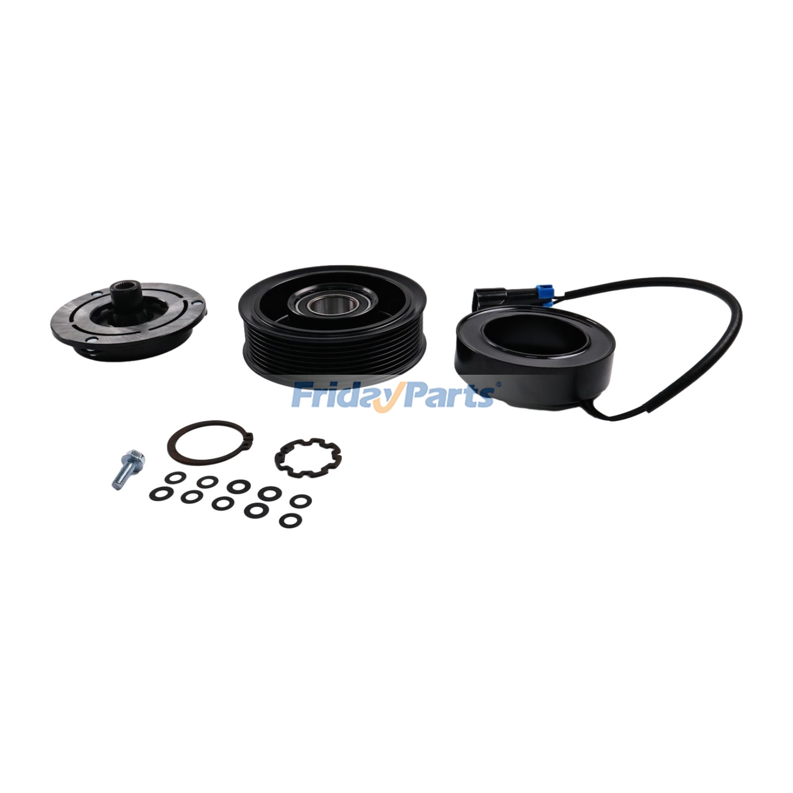 Embrague del compresor de aire acondicionado RE284680 para cargadora John Deere 310K 310SK 315SK 325K 325SK 410K 710K 210K 344K para Motor