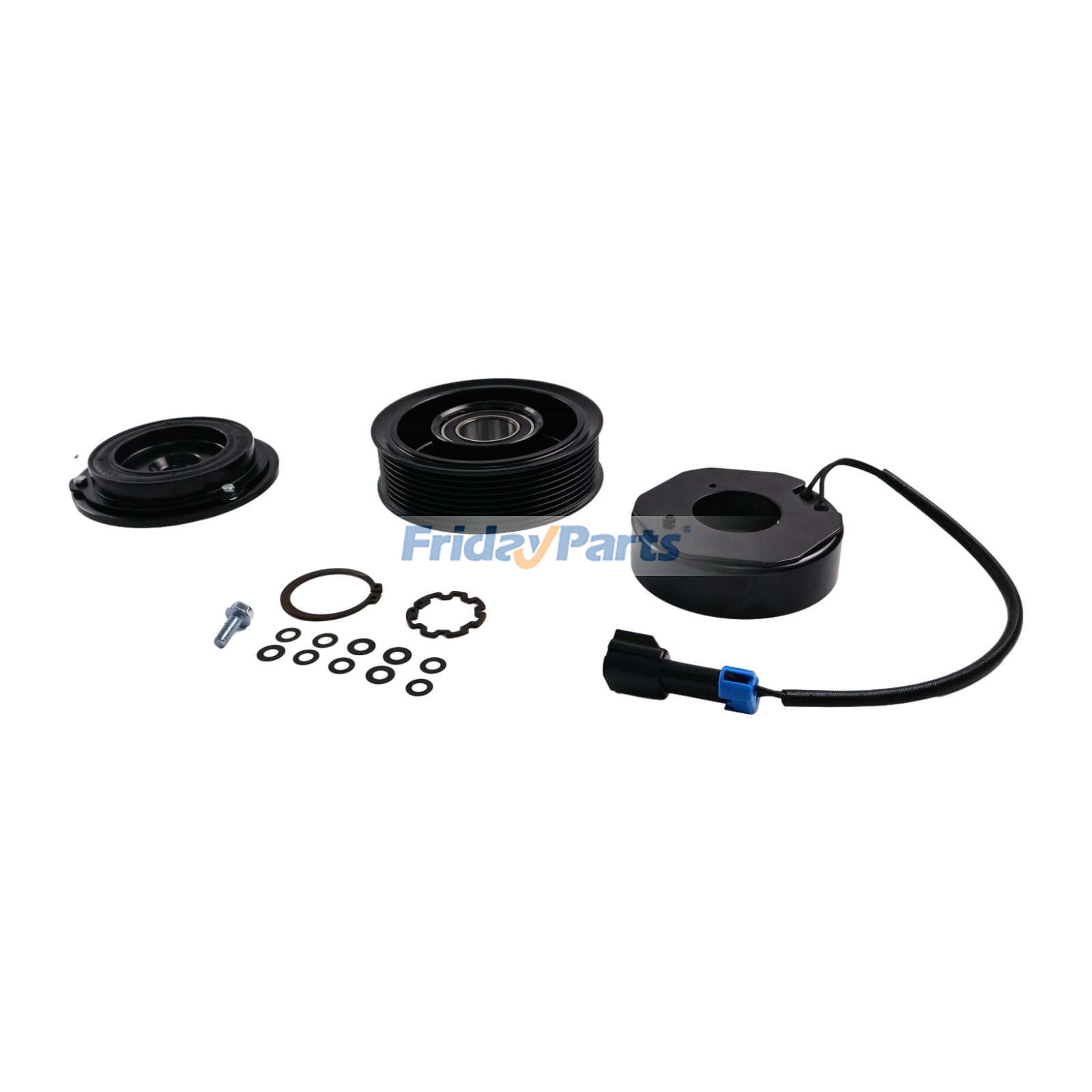 Embrague del compresor de aire acondicionado RE284680 para cargadora John Deere 310K 310SK 315SK 325K 325SK 410K 710K 210K 344K Para JOHN DEERE