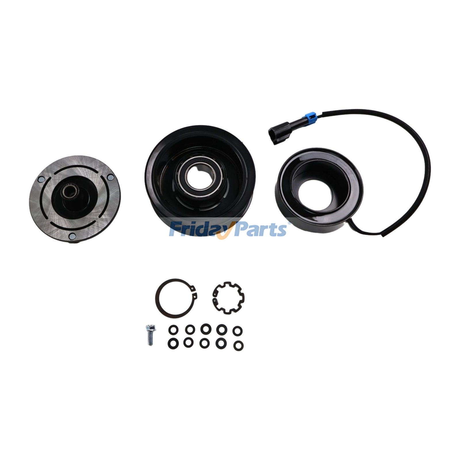 Embrague del compresor de aire acondicionado RE284680 para cargadora John Deere 310K 310SK 315SK 325K 325SK 410K 710K 210K 344K