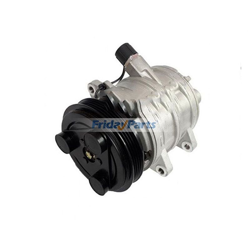 12V TM08 A/C Compressor PH91V00004F1 for New Holland Excavator E35SR E30B E55BX E35B E50B E30BSR E35BSR E50BSR E30SR E50SR