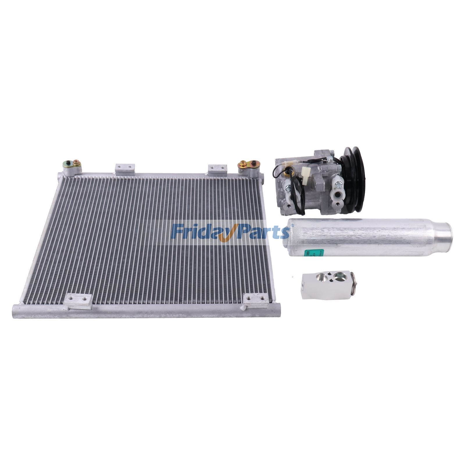 Excavator,Loader,Tractor A/C Compressor & Expansion Valve & Receiver Drier & Condenser