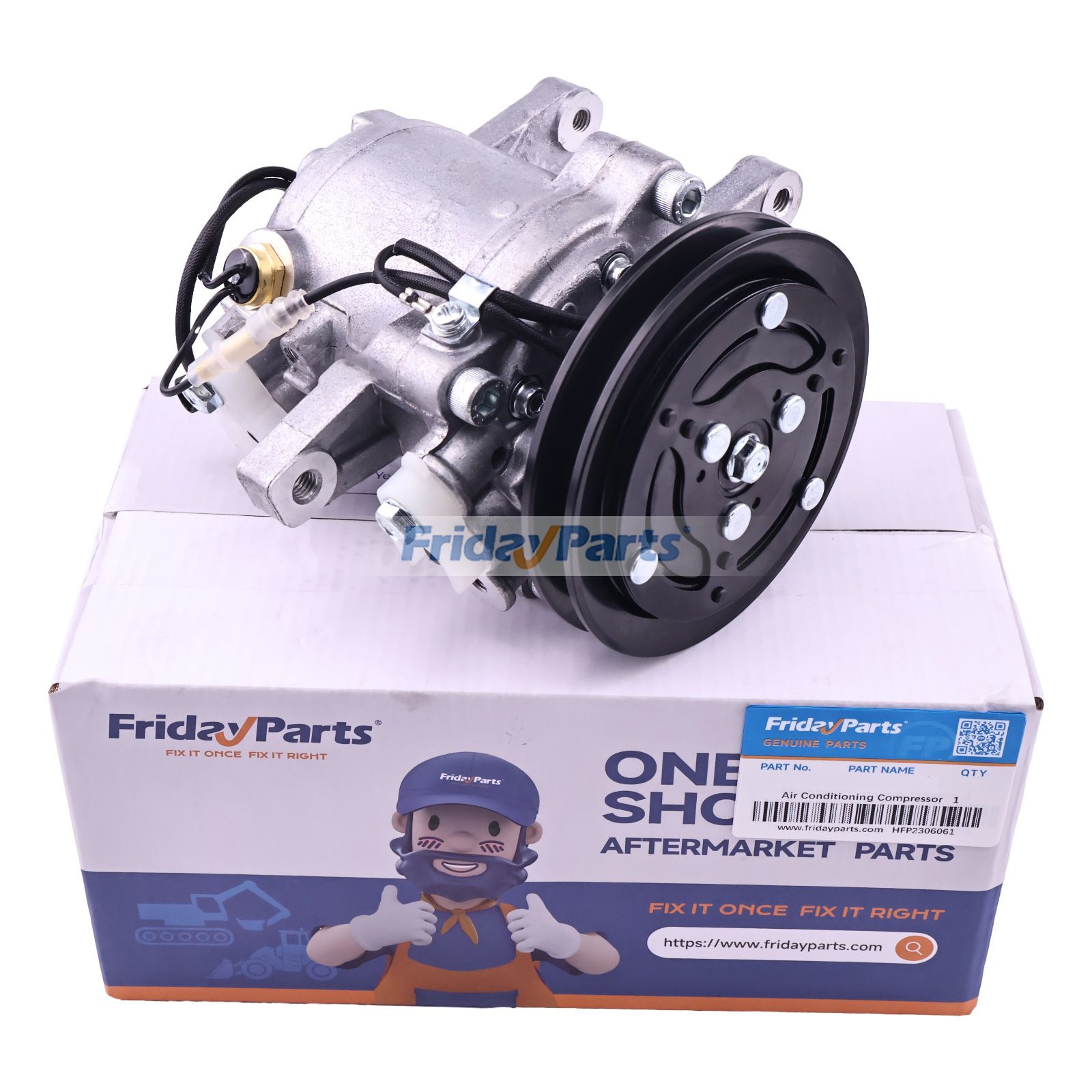 ホビー用コンプレッサー SV07E エアコンコンプレッサー 3C581-97590 クボタトラクター