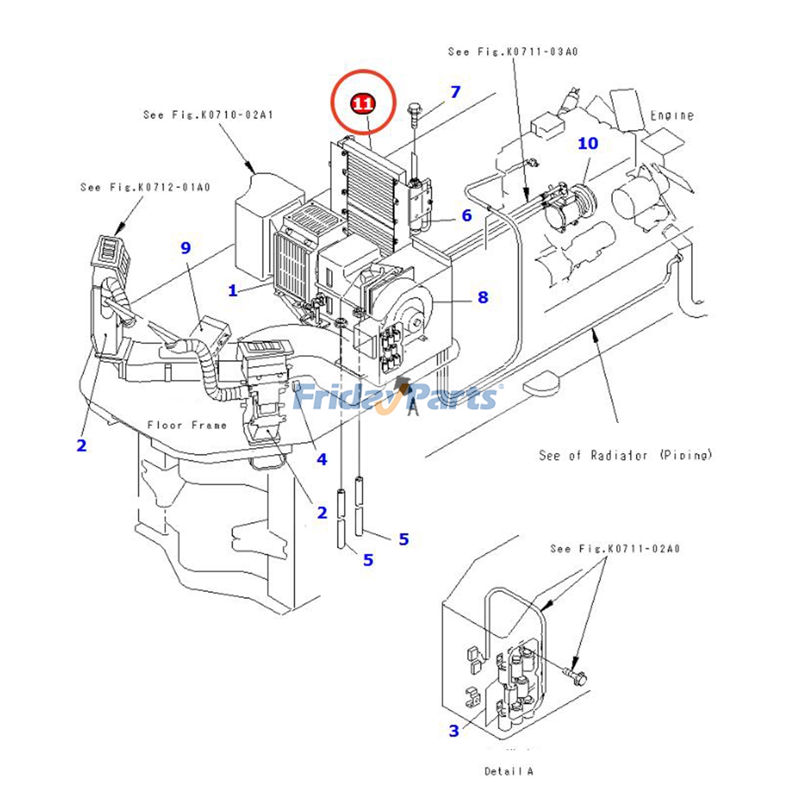 Loader A/C Condenser