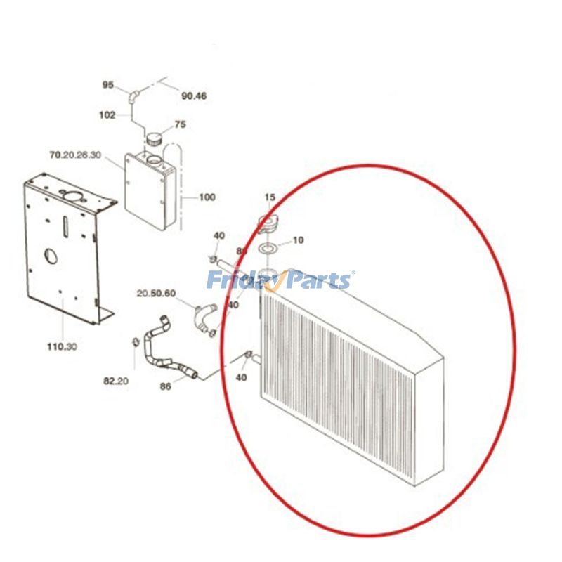 A/C Condenser for Transport Refrigeration