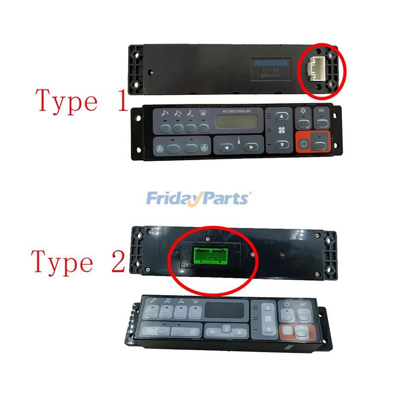 A/C Control Panel for Engine,Excavator