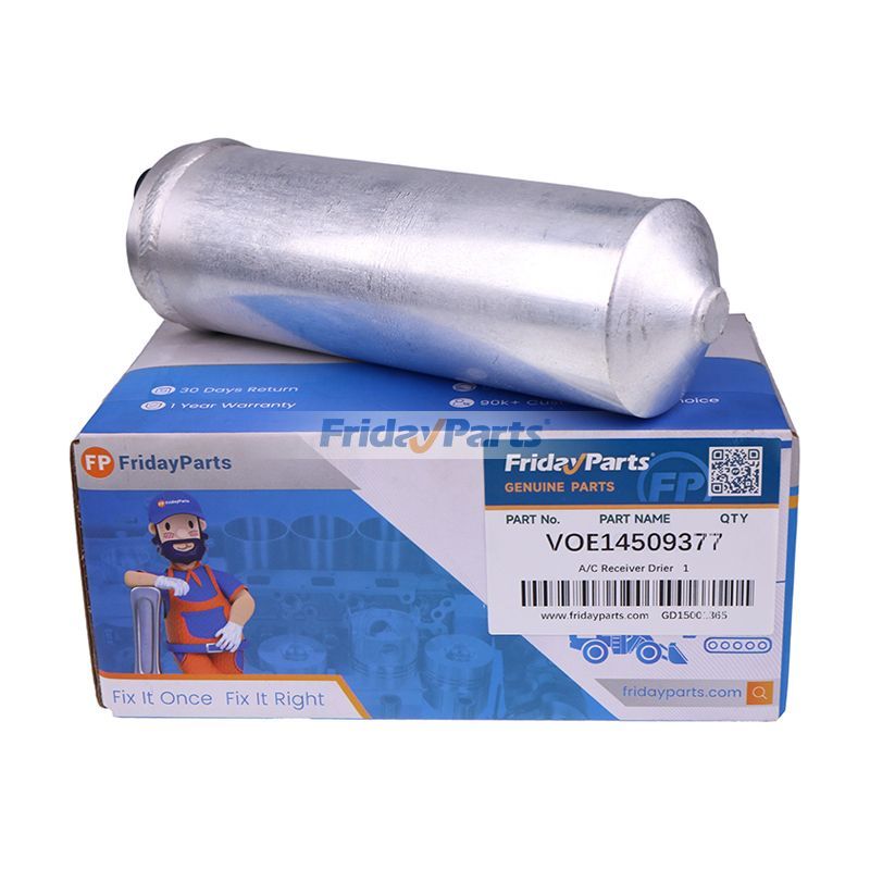 A/C Receiver Drier VOE14509377 for Volvo EC135B EC140B EC160C EC180B EC200B EC210BLC EC235C EC240C EC290B EC330C EC460C