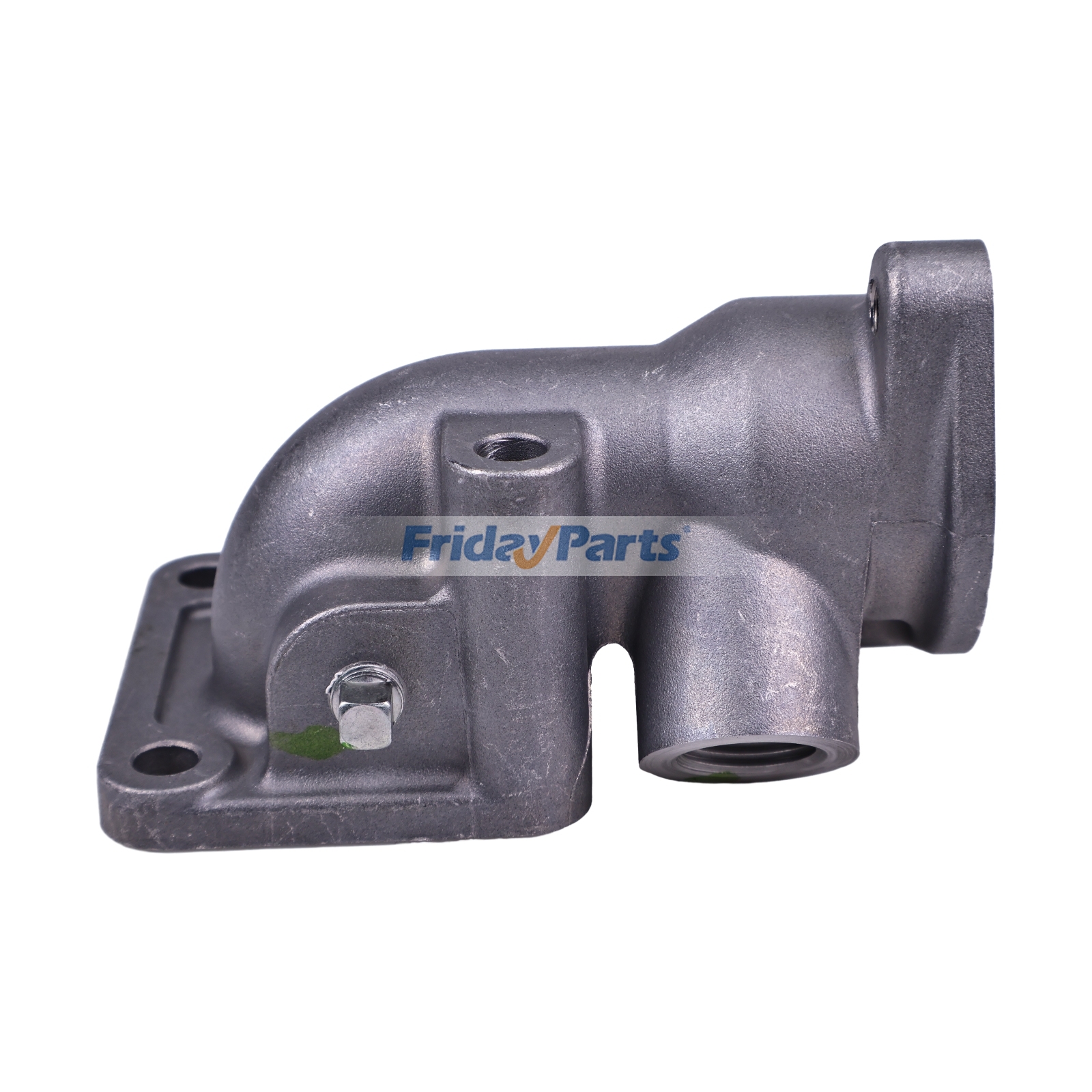Lower Housing Thermostat Flange 6674167 19223-72705  for Kubota Engine V2203 V2003T Bobcat Excavator 325 328 331 334 337 341