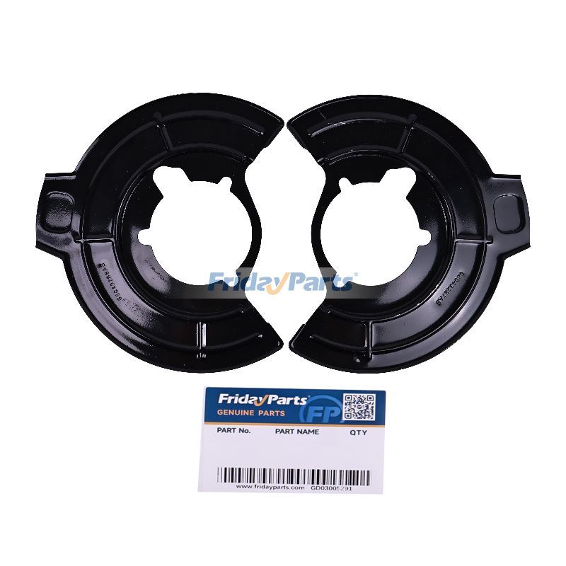 フロントブレーキディスクバッキングプレート 68043287AB 68043286AB ジープラングラー JK 2007-2018用 ペア