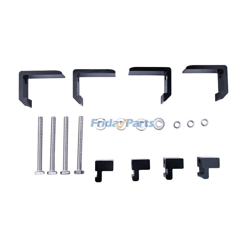 A Set Track System Mounting Clamp for Vehicle