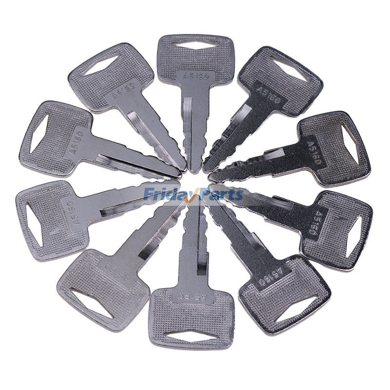 Forklift 10PCS A5160 Ignition Key for Mitsubishi CAT FG Series Lifts