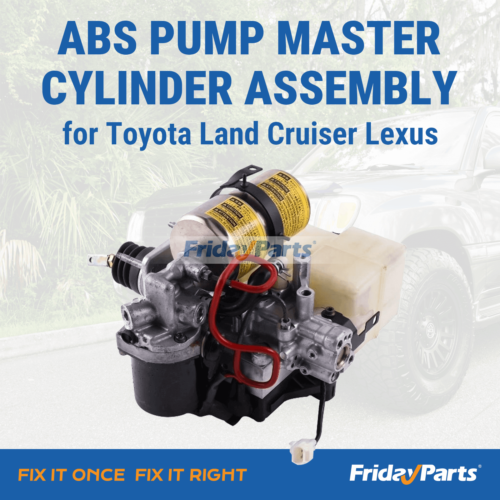 Ensemble maître-cylindre de pompe ABSpour Véhicule