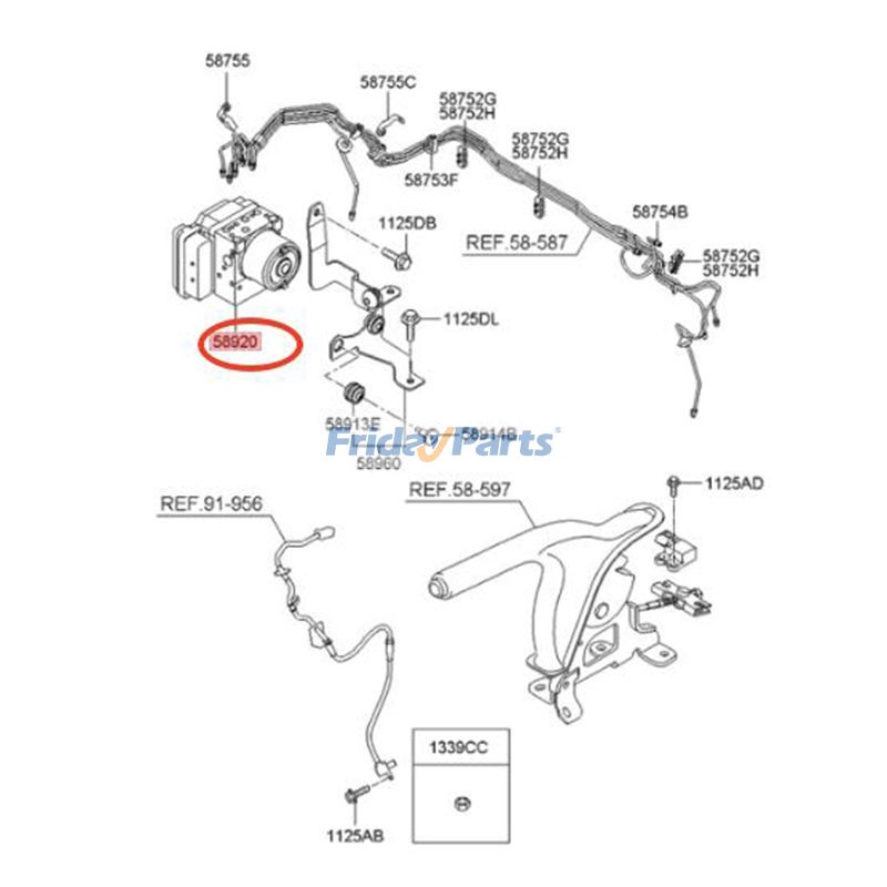 ABS Brake Pump Module Assembly for Vehicle