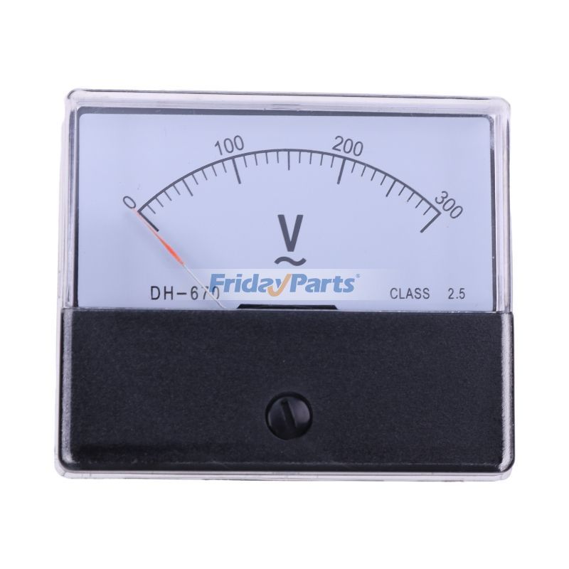 AC 0-300V Analog Panel Meter Voltmeter DH-670 Voltage Gauge for Generator