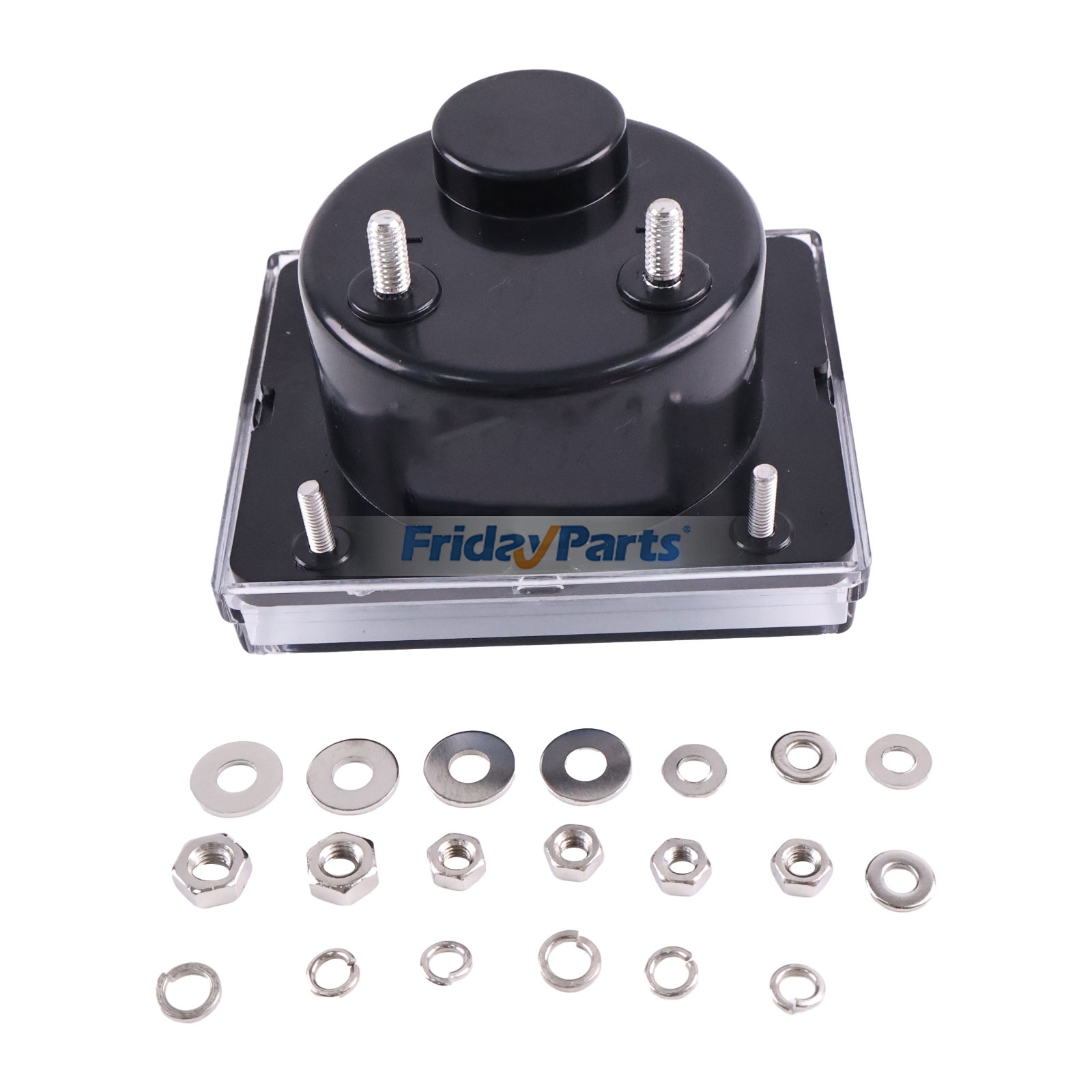 Medidor de panel de amperios CA 0-500 V, voltímetro, medidor de voltaje DH-670 de FridayParts