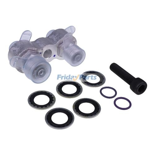 AC Compressor Billet Straight Adapter Fitting CNC Aluminum Rebuild for ...