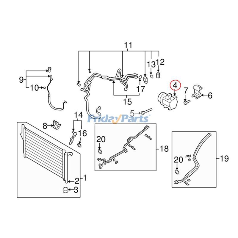 A/C Compressor For HYUNDAI Vehicle