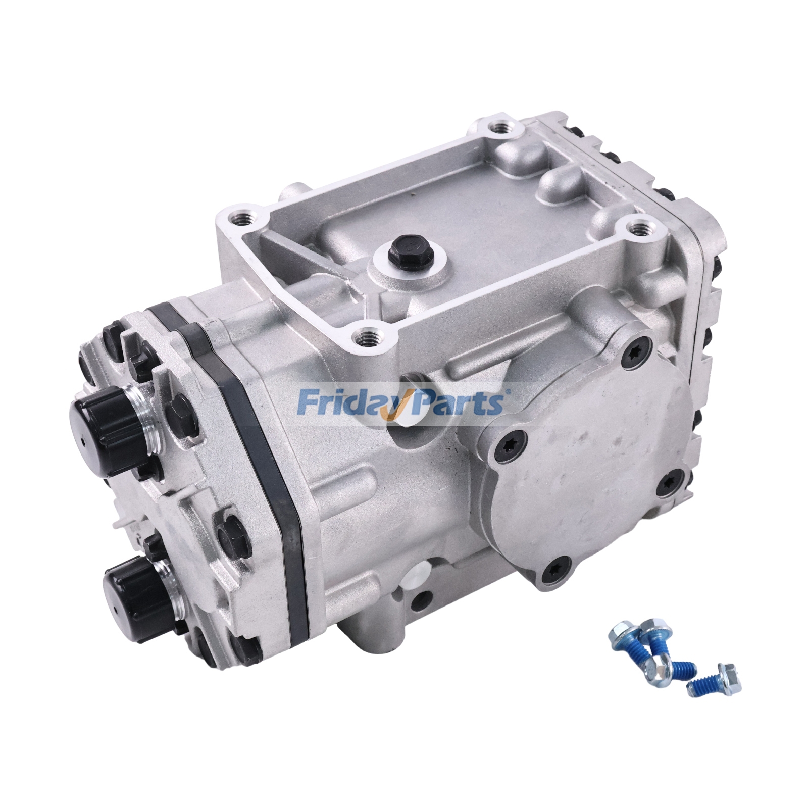 Compresor de aire acondicionado D6NN19D623A para tractores New Holland 2600, 3600, 4100, 4600, 5600, 6600, 7600, TW10, TW20, TW30, 2600N, 3600R, 6600O y 7600C de FridayParts