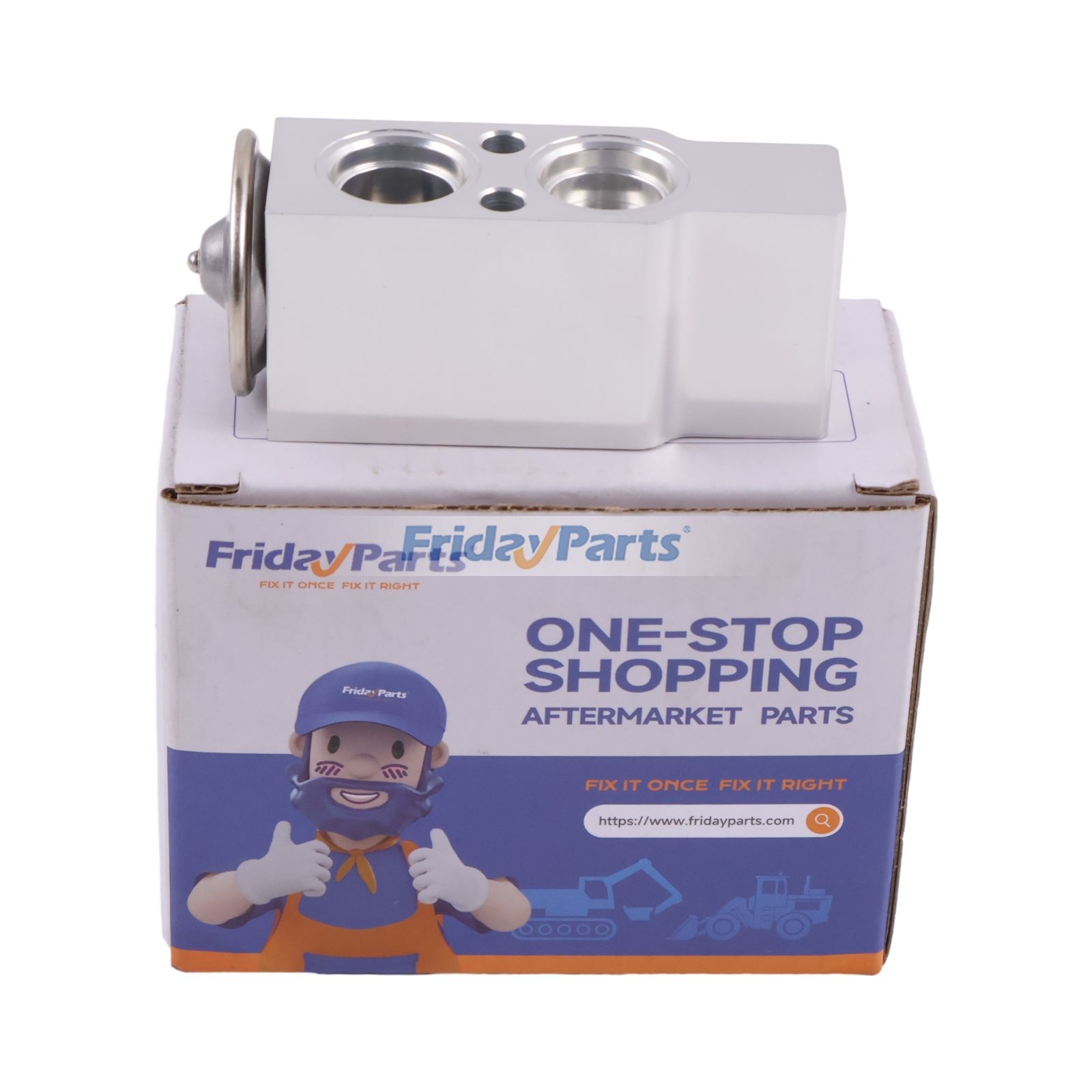 Válvula de expansión de aire acondicionado 4464354 FXB00001045 para excavadoras John Deere 210 2554 200CLC 370C 210CW Hitachi ZAXIS270LC ZAXIS330LC ZAXIS350F ZAXIS370