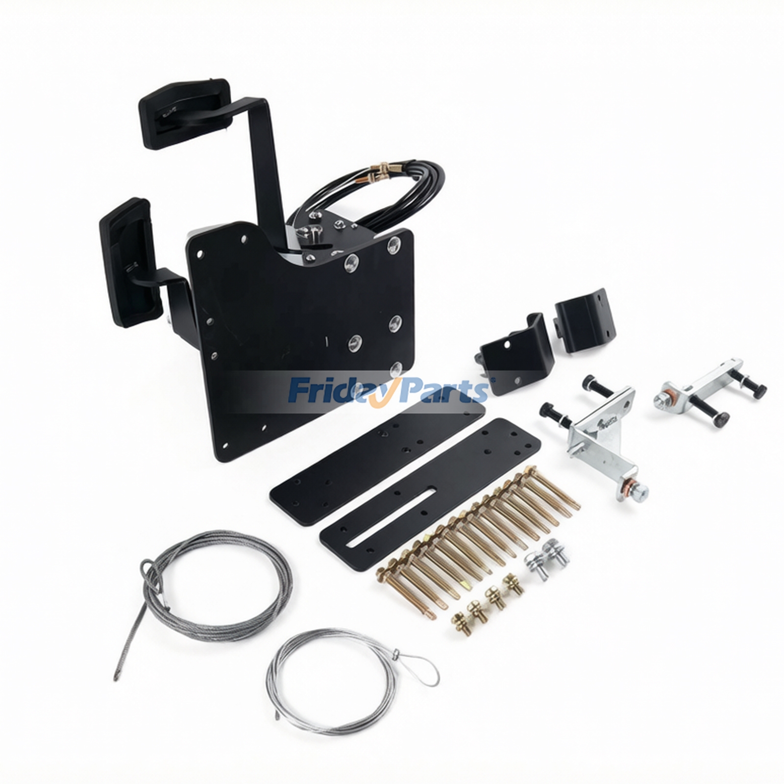 ACAR-B7D Right Hand Drive Conversion Kit Gas Brake Dual Pedal RHD Control for Driving School Postal Carrier Training Vehicle Universal