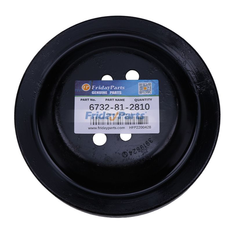 さいとう Accessory Drive Pulley 6732-81-2810 for Komatsu 4D102E-1B