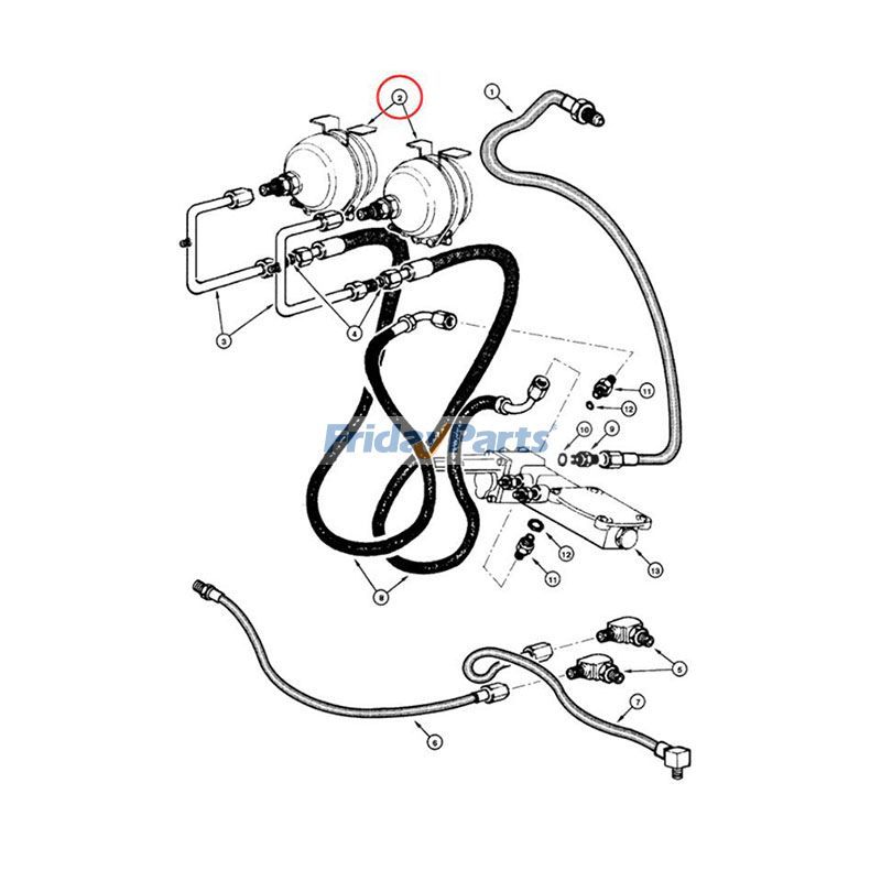 Accumulator Grader New Holland FR160 FR180.2 FR220 for Loader,Motor Grader