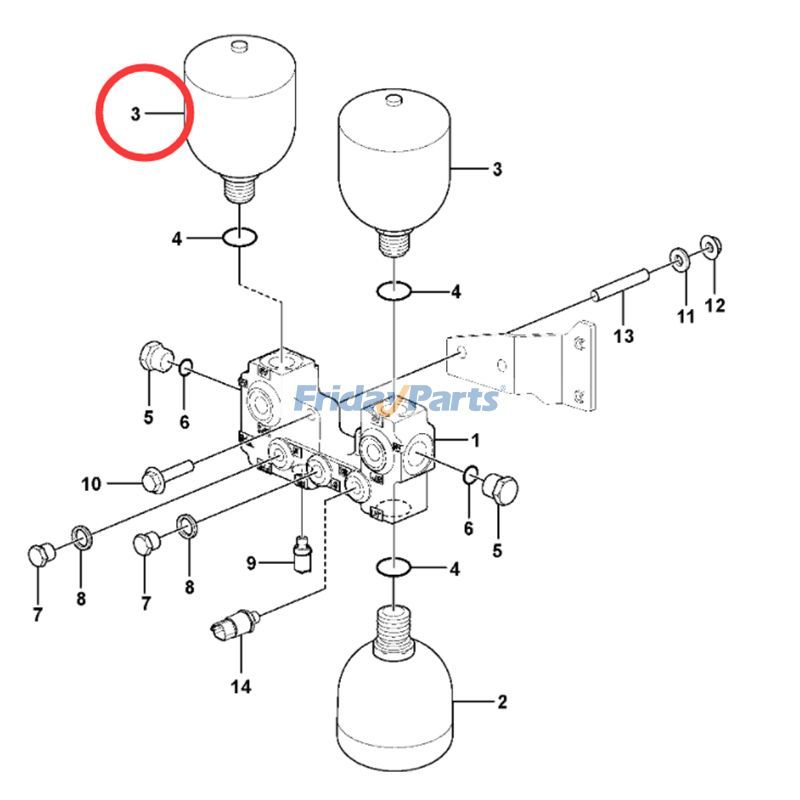 FridayPartsのアキュムレーター150G