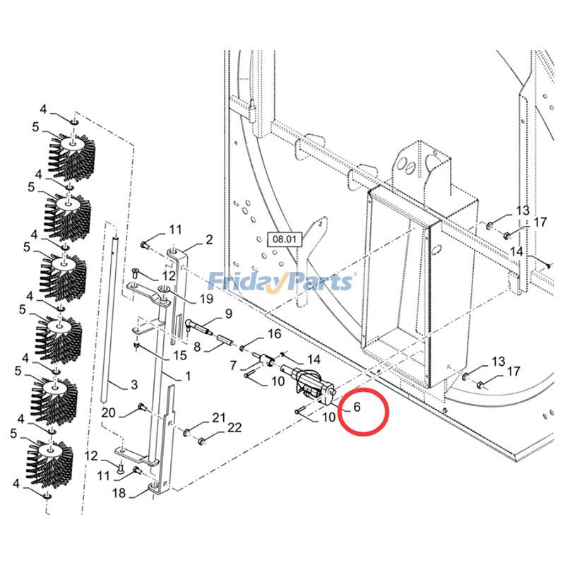 New Holland用アクチュエータコンバイン CX8090