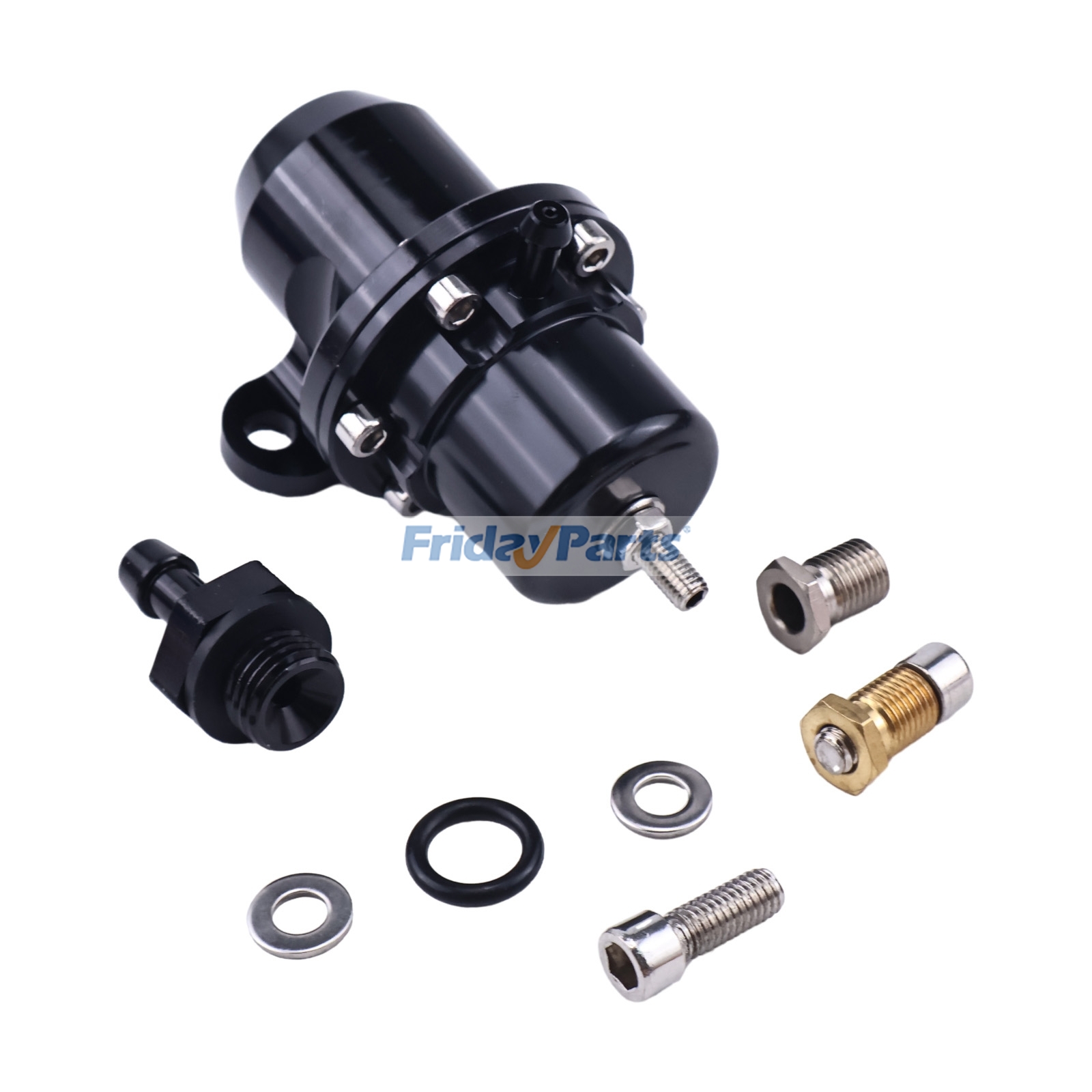 Regulador de presión de combustible ajustable para Honda Civic, Accord, CR-V, Odyssey y Acura Integra - Reemplaza a AEM 25-300BK de FridayParts