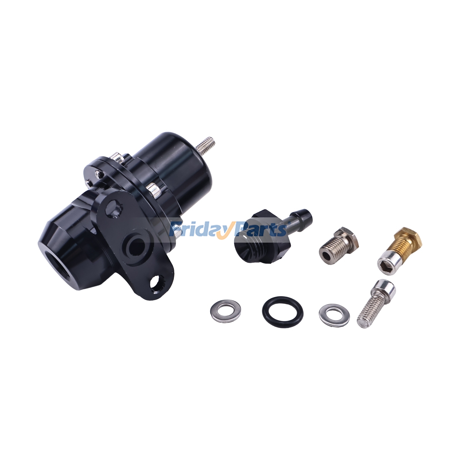 Regulador de presión de combustible ajustable para Honda Civic, Accord, CR-V, Odyssey y Acura Integra - Reemplaza a AEM 25-300BK para Vehículo