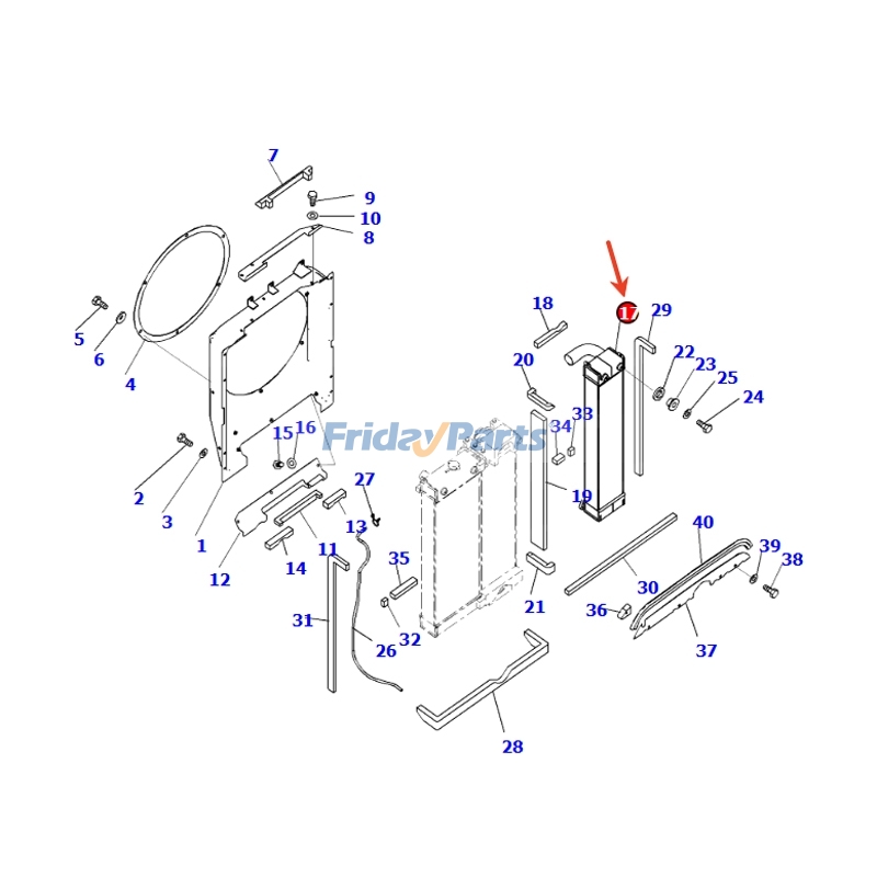 FridayParts Ladeluftkühler