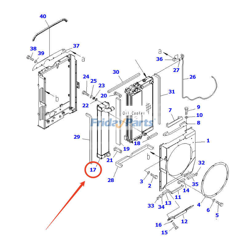 FridayParts Ladeluftkühler
