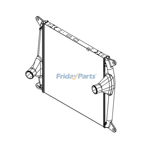 836h Radiator Postenfriador 374-3545 para motor Caterpillar CAT C18 345 Compactador ...