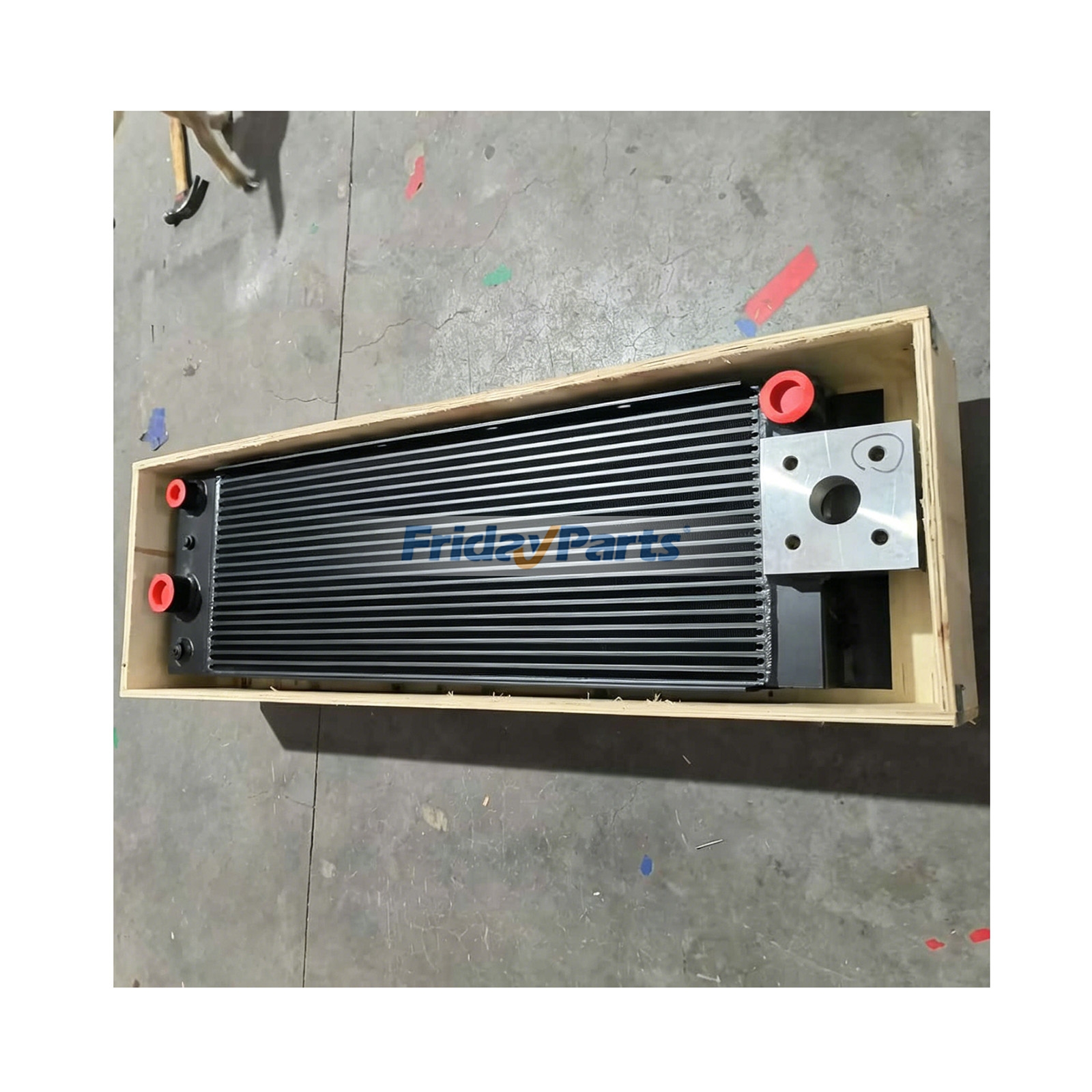 Enfriador posterior de montaje lateral con brida 39893607 para compresor de aire de tornillo rotativo Ingersoll Rand SL37