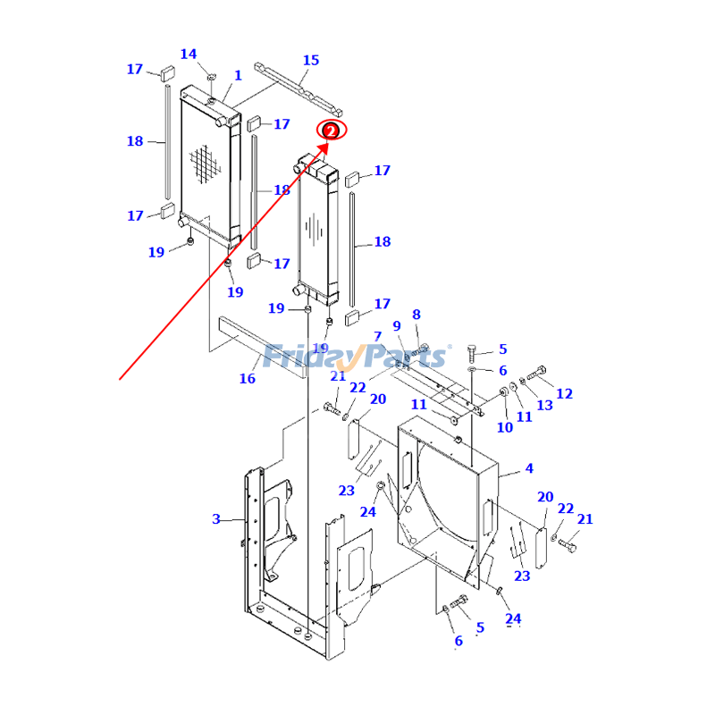 Aftercooler  for Loader