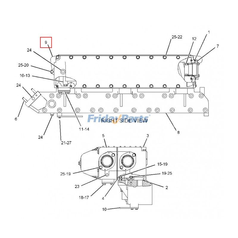 Aftercooler Core for Engine