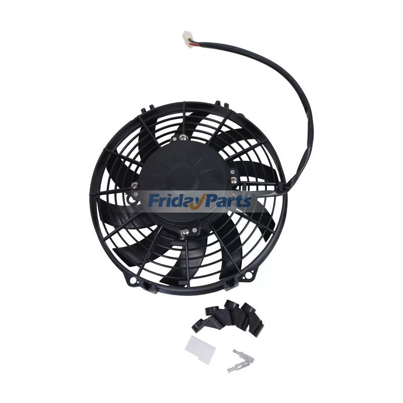 Aftermarket 12V Spal 30100338 VA07-AP7/C-31A Electric Cooling Radiator Fan Blower for Excavator Loader Dozer