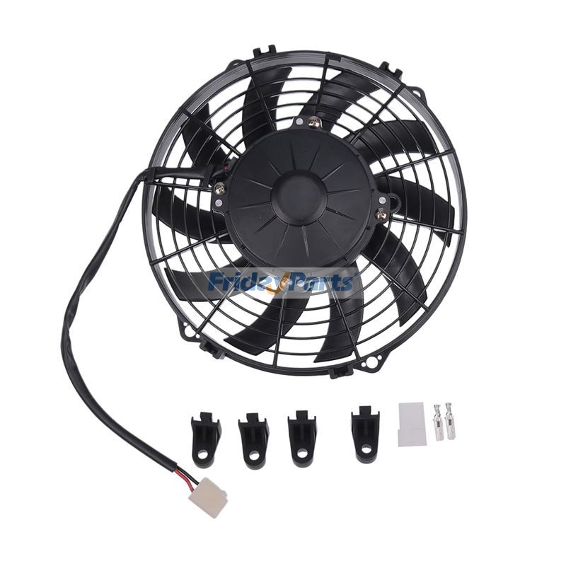 Aftermarket 12V Spal 30100339 VA07-AP7/C-31S Electric Cooling Radiator Fan Blower for Excavator Loader Dozer