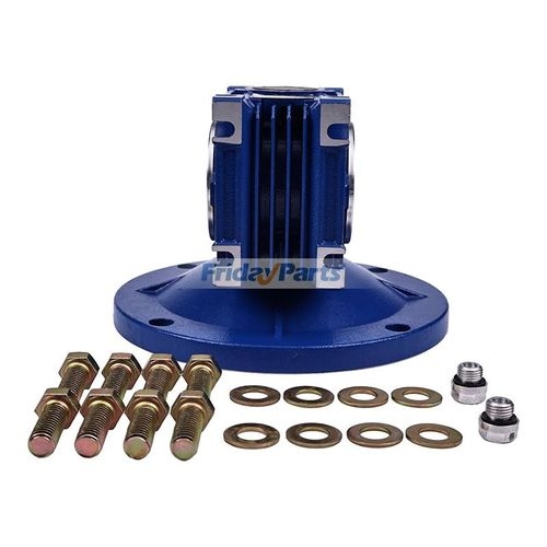 Lexar Industrial MRV030 Worm Gear Speed Reducer, 60:1 Ratio, 56C Flange, 5/8" Input Shaft, 0.13 HP, 142 In-lb Torque