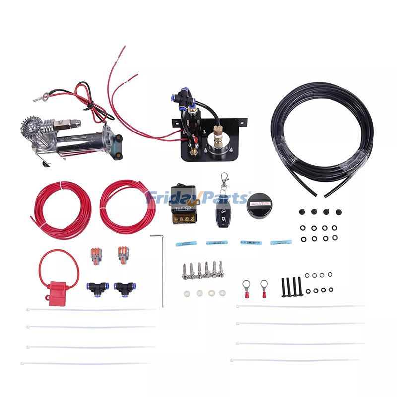 Kit de suspensión de compresor de control de bolsa Air Lift 25804 de repuesto, máximo 100 psi, 12 V CC, 12,0 amperios Para Dodge