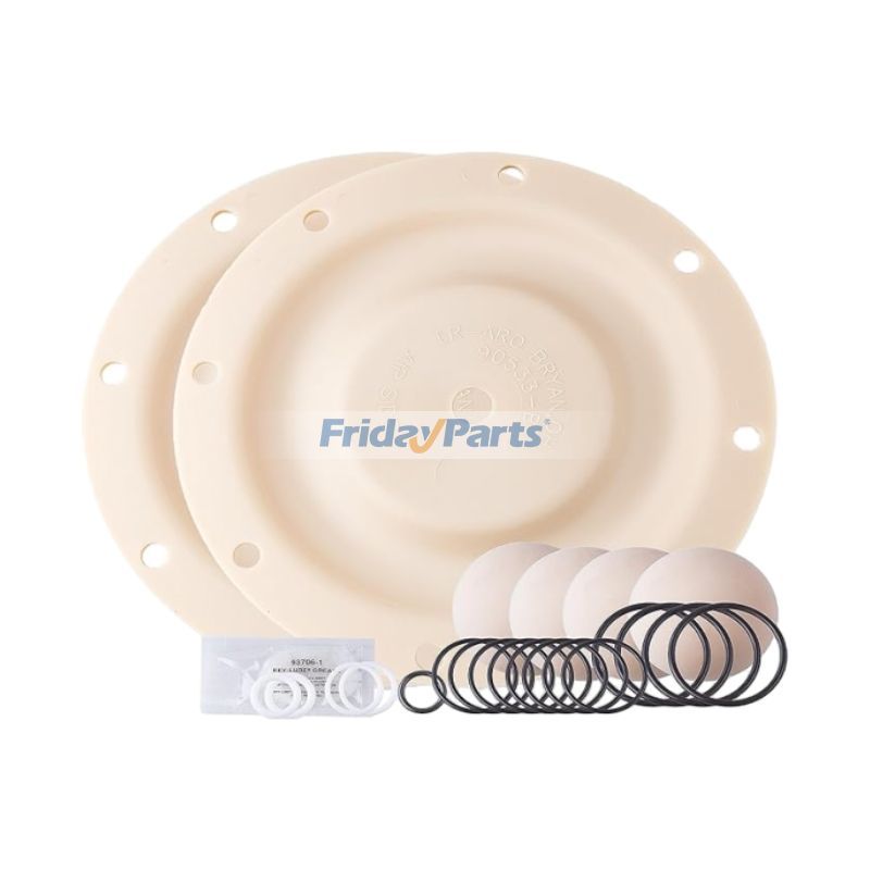 Aftermarket ARO 637161-EB-C Fluid Section Service Kit with Santoprene Balls & Diaphragms