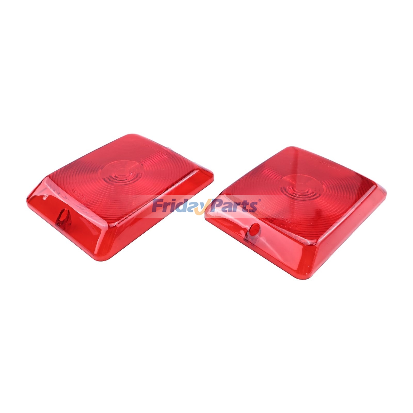 Aftermarket Bargman 34-84-010 Serie 84/85 4"x6" rote Rücklichtlinse für Wohnwagenanhänger