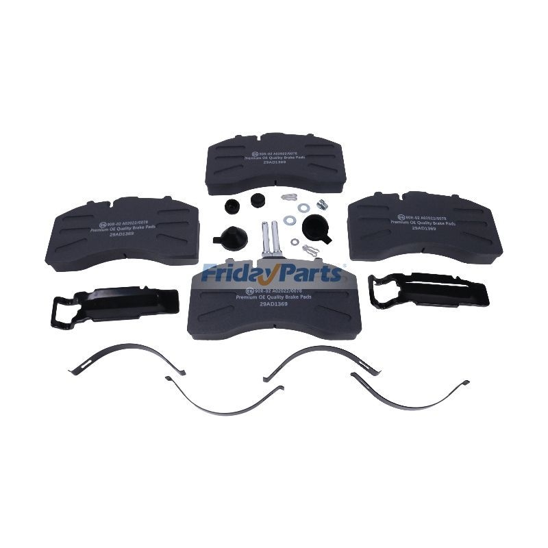 Aftermarket Bendix K129276 K129276BXW Air Disc Brake Pad Repair Kit for ...