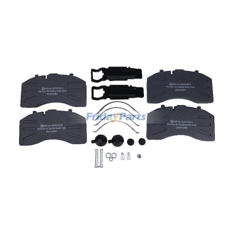 Aftermarket Bendix K129276 K129276BXW Reparatursatz für pneumatische Scheibenbremsbeläge für LKW-Traktor