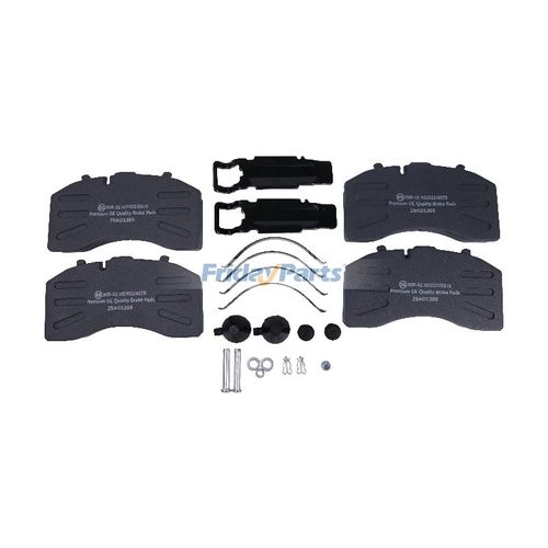 Aftermarket Bendix K129276 K129276BXW Air Disc Brake Pad Repair Kit for ...
