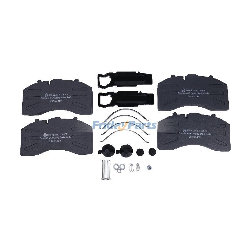 Aftermarket Bendix K129276 K129276BXW Air Disc Brake Pad Repair Kit for ...