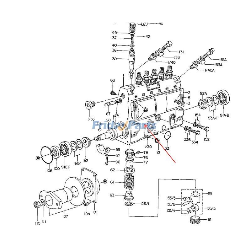 Pompe d'injection de carburantpour Moteur